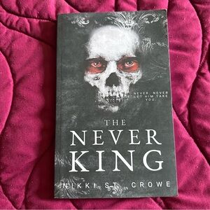The Never King Book with Striking Cover